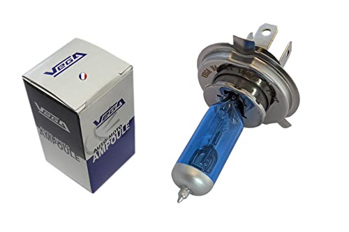 VEGA 1 Xenon-Leuchtmittel "Day Light", H4, 100 W/90 W, P43t, Tageslicht, Super White, französische Marke, 12 V