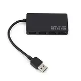Annadue USB C Hub mit 4 Port, Intelligentes Smart Ladegerät, Multi Port Schnellladung, Übertragungsrate von 5Gbit / s, Mehrere Integrierte Sicherheitsvorkehrungen.