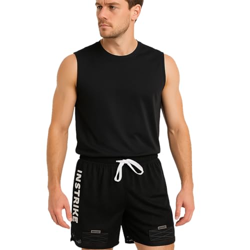 NSTRIKE Loose Jock Short Senior für Erwachsene - Tiefschutz mit Mesh Short für Hockey mit eingebautem Tiefschutz Atmungsaktiv (SR M)