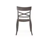 PAPATYA XSera-S 1er-Set Designer- Kunststoffstuhl, 200 kg belastbar, Leichter stapelbar Gartenstuhl, wetterfester Balkonstuhl, Terrassenstuhl, Hotelstühle, Restaurantstühle, Stapelstuhl (Bronze)