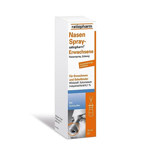 NasenSpray-ratiopharm Erwachsene: Befreit schnell und effektiv die verstopfte Nase, 10 ml