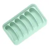 HOLIDYOYO 1 Stück Wurstformen Backformen Mikrowelle Wurstherstellung Hausgemachte Küche DIY Form Silikonformen DIY Hot Dog Formen Grünes Silicagel