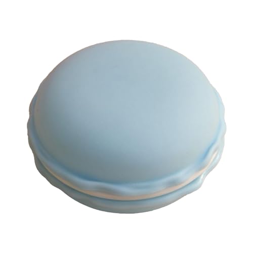 DEWIN Macaron-Schmuckkästchen, Hellblauer Kunststoff, Exquisite Macaron-Form, Zubehör-Aufbewahrungsbox Für Ringe, Ohrringe, Halsketten, Mutter, Frauen, Für Frauen Und Mädchen