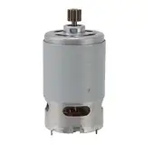 RS550 Gleichstrommotor 8,2 Mm 14 Zähne Getriebe Mikromotor, 21 V 29800 U/min Elektrischer Sägemotor für Minisäge Säbelsäge Single18000 U/min Handsäge für DIY Handbohrkettensäge