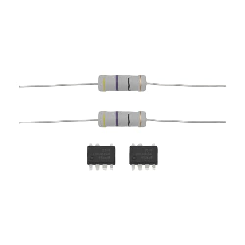 EMSea 2 Sets Trockner Reparatur Set LNK304GN mit Widerstand 47 Ohm 3W Kompatibel mit Whirlpool Kompatibel mit AEG Kompatibel mit Bauknecht Kompatibel mit Bosch