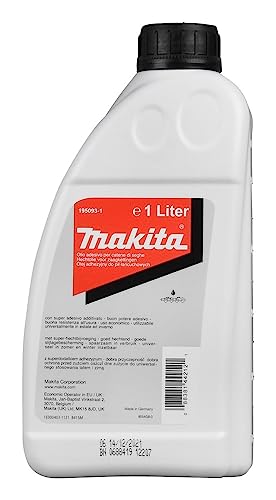 Makita 195093-1 Sägekettenöl Mineral+ 1l, Weiß