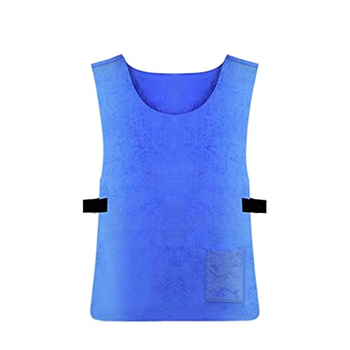 Kühlweste für Damen & Herren mit PVA-Kühltechnologie – Leichte Eisweste für Arbeit, Sport & Outdoor – Sofortige Verdunstungskühlung – Blau, 63x43 cm