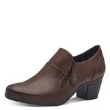 Jana Damen Trotteur mit Reißverschluss Vegan, Braun (Cognac), 39 EU