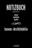 Notizbuch für Innen-Architekten / Innen-Architekt / Innen-Architektin: Originelle Geschenk-Idee [120 Seiten kariertes blanko Papier]