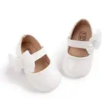 CENCIRILY Baby Mädchen Lauflernschuhe Bowknot Prinzessin Schuhe Neugeborenes Blumen Mary Jane Flats