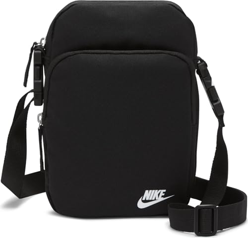 Nike Unisex – Erwachsene Crossbody Gürteltasche, Black/Black/White, Einheitsgröße