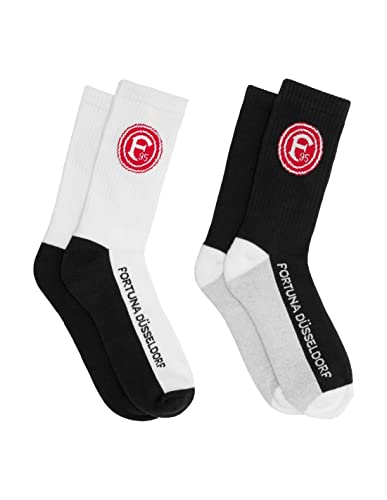 Fortuna Düsseldorf Sportsocken 2er-Set Gr. 43-46