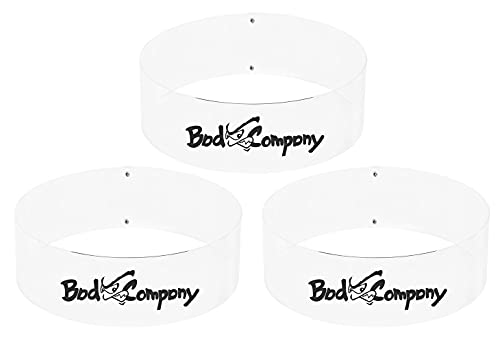 Bad Company Stapler für Gymnastikbälle ab 45 cm I transparente Stapelhilfe für Fitnessbälle I 3 Stück