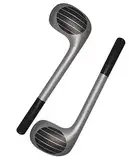 Ceeyoll 2 Stücke Aufblasbarer Golfschläger,Lustiges Mini Golf Männergeschenk,Drinnen Übungsschläger Putter Kit Set für Kinder oder Erwachsene, Golf Outdoor Games Geschenk für Jungen Mädchen.