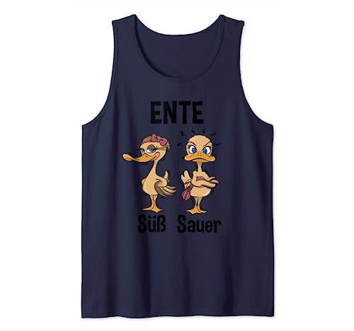 Ente Süß Sauer Lustiges Wortspiel Für Chinarestaurant Tank Top