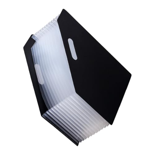 COHEALI Vertikaler Ordner Papier-organizer-ordner Einstellbar Ordner Organizer Aufstehen Dokumentenregal Aktenordner Für Den Schreibtisch Aktenregale Für Den Schreibtisch Plastik Black