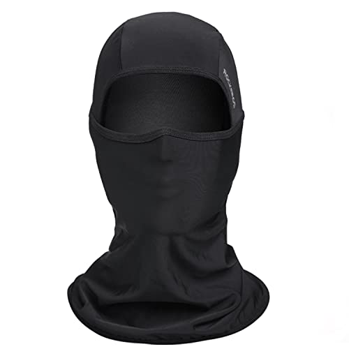COTOP Sturmhaube Motorrad Sommer, Cool Fahrradmütze unter Helm, Dünn Fahrrad Balaclava UV Sturmmaske Herren, Multifunktional Atmungsaktiv Haube für Radfahren Roller Klettern