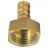 Einfache Installation, Messing-Stutzen für BSP-Innengewinde, Schlauchverschraubung, 3/4 Zoll, Gold (10 mm)