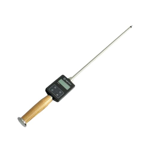 AGRETO HFM II Heufeuchtemesser, Strohfeuchtemesser, Sondenlänge 50 cm, professionelles Messgerät, Feuchtigkeitsmessgerät, extrem robust, Kontrolle von Heu und Stroh, 5 Jahre Herstellergarantie