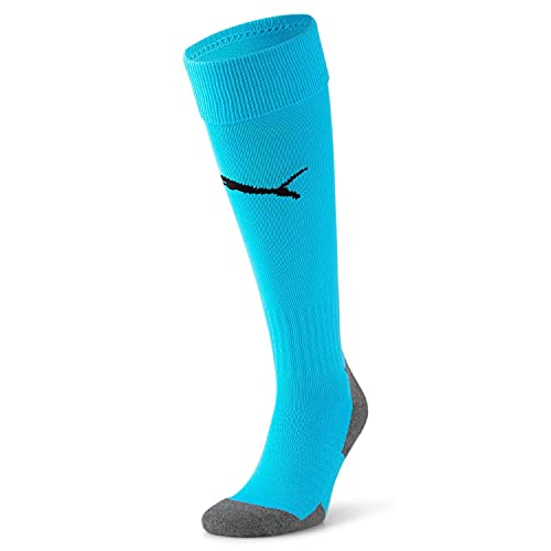 PUMA Jungen Fußballsocken Fu ballsocken, HELLBLAU/SCHWARZ, 35-38 EU