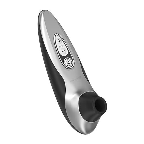 Womanizer Pro40 Klitoris Sauger Erotik Vibrator für Frauen Sex Spielzeug Dildo | Klitoris Stimulator Auflegevibrator mit 6 Intensitätsstufen | Leises Wasserdichtes Sexspielzeug für sie | Schwarz