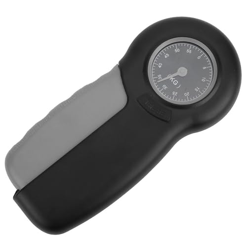 Tomvorks ABS-Riesenbildschirm-Display, Mechanisches Handgelenkstärkungsgerät, Griffkraftmessgerät, Handkraftmessgerät für Trainingssportler (Schwarzgrau)