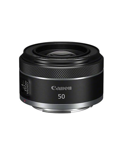 Canon RF 50mm F1.8 STM Objektiv | Kompakt und leicht, hohe Lichtstärke von 1:1,8, kompatibel mit Allen Canon Kameras der EOS R Serie Schwarz