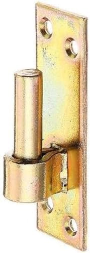 Alberts 318772 Kloben auf Platte | Süddeutsche Form mit DI oder DII-Haken | galvanisch verzinkt, dickschichtpassiviert | Dornmaß Ø13 mm | Platte 110 x 36 mm