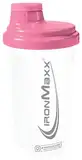 IronMaxx Eiweiß Shaker - Frozen White Rosa 700ml | Proteinshaker mit Drehverschluss, Sieb & Mess-Skala | auslaufsicher, spülmaschinengeeignet & frei vom Weichmacher BPA & DEHP, Polypropylen