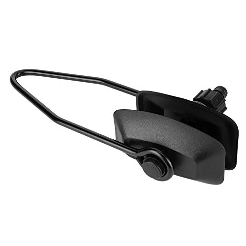 Großer Außenbordmotor Wasserspüler rechteckiger Ohrenschützer JMFLR125 passend für Marine Boot Motor (schwarz) für Außenbord-Flusher Boot Motor Wasser