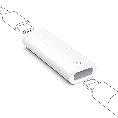 Ladeadapter für Apple Pencil 1st Gen,Bluetooth USB-C auf Apple Pencil Adapter für Apple Pencil 1st Gen iPad 10th,Adapter USB-C Buchse auf Lightning Buchse Adapter für Apple Pencil 1 und iPad 10th 2022