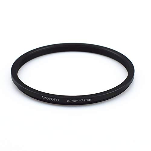 82mm-77mm Step-down-Ringe Filteradapter Ring - Metall Filter Adapterring von Kamera Objektiv mit 82mm Filtergewinde auf 77mm Filter-Ring Zubehör