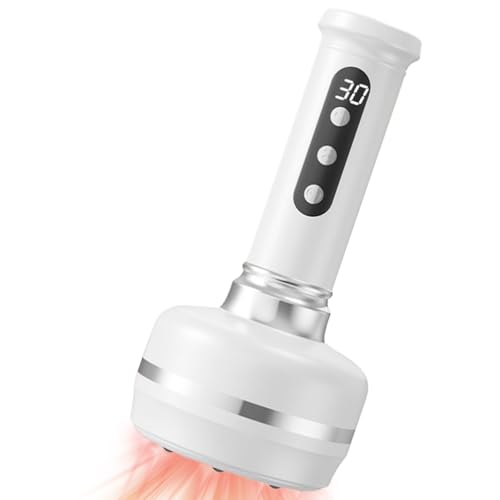 Schröpfmaschine - Vakuum Massage Kit mit Tassen - Wiederaufladbares Massagegerät mit 3 einstellbaren Stufen für Postpartum, Sport, Körperformung