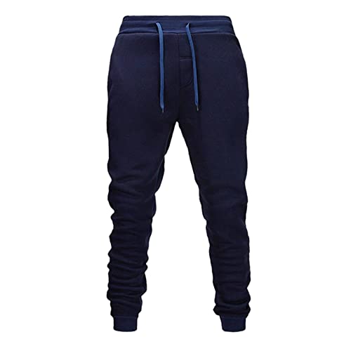 Herren – Sporthose Herren Lang Baumwolle, Freizeithose Trainingshose, Sport Hosen Männer, Sweatpants Jogger, Laufhose Baumwoll Breite Modern Freizeithose Herren Baumwolle Stretchhose Herren Sweathose