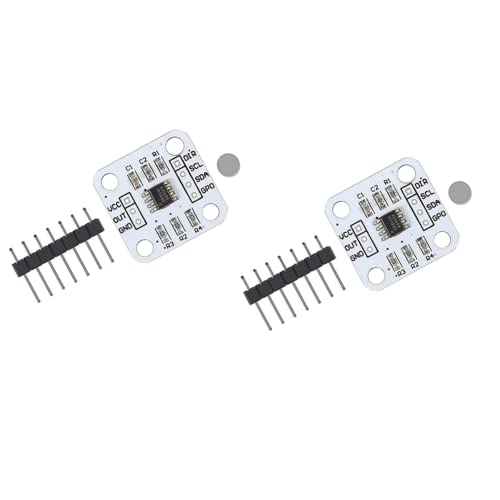 DollaTek 2Pcs AS5600 Magnetischer Encoder Magnetic Induction Angle Measurement Sensor Module 12bit High Precision