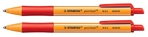 STABILO Pointball Kugelschreiber, Pack of 2.