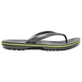 Crocs Unisex Crocband Flip Zehentrenner, Graphit Voltgrün, 41/42 EU