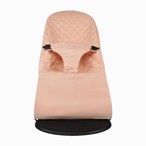 Bezug auf Babywippe. Bezug kompatibel mit BabyBjörn Wippe: Balance, Soft und Bliss. Babysitz Ergonomisch Babywippe. Hypoallergenic Poly- Baumwolle Steppuhn. (Ersetzt das Original) - Rosa