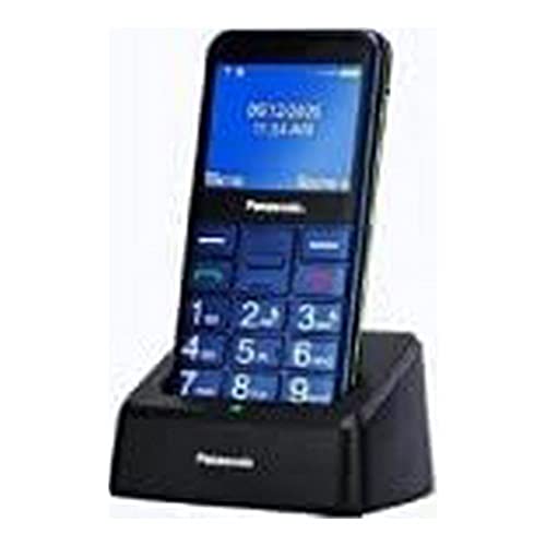 Panasonic KX-TU155EXBN Unlocked 0,03GB Seniorenhandy (SOS-Notfalltaste, Hörgerätekompatibel, Taschenlampenfunktion, große Einzeltasten zur einfachen Bedienung, Farbdisplay 2,3 Zoll) schwarz