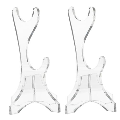 UPKOCH 2-stufiger Acryl-flötenständer Für Klarinette Desktop-display-rack Aufbewahrungsregal Für Musikinstrumente Für Das Home Office