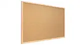 ALLboards Pinnwand mit Holz Rahmen 120x90cm Korktafel Korkwand Pinnwand Kork