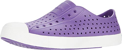 Native Kids Shoes Girl's Jefferson (Toddler/Little Kid) Starfish Purple/Shell White 8 Toddler