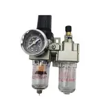 AC2010-02 Luftpumpe pneumatischer Öl-Wasser-Abscheider Filter Luftkompressor Regelventil Luftfilterregler Kupferkern(AC2010-02 SM PM,Copper core)