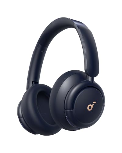 soundcore by Anker Q30 Bluetooth Kopfhörer, Hybrid Active Geräuschisolierung, Individuelle Modi, Hi-Res Sound, EQ in App, 40h Akku, bequemer Halt, Verbindung von 2 Geräten (blau)