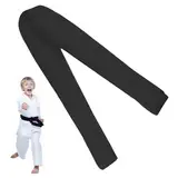 PRAOFRT 180CM Judo gürtel Taekwondo Gürtel,Kampfsport Gürtel Längen Karate Gürtel aus extra dickem Stoff für Kinder Professioneller Karate Aikido Belt für Kinder Erwachsene Kampfsportgürte (Schwarz)