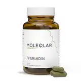 MoleQlar Spermidin 60 Kapseln - Nahrungsergänzungsmittel mit Spermidin aus Chlorella-Algenpulver & Sojabohnenextrakt - 3 mg Spermidin pro Portion - zertifiziert in DE