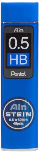 Pentel C275-HBO AIN STEIN Feinmine, 0.5 mm, Härtegrad HB, 40 Minen