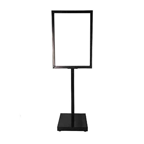 CONGRUI Staffelei, Kaufhaus, Messestand, anwendbare Szene, Geschäftshallen, ideale Wahl, Markengeschäfte, ABS-Kunststoff, Schraubverschluss, Metall (Eisen) (Schwarz, 50 x 50 x 160 cm)