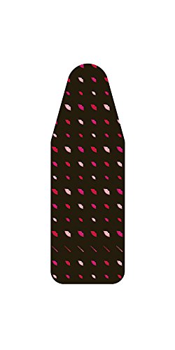 Laurastar Bügelbezug Universalcover Lips, Einzigartiges Laurastar-Design, 131cm x 55cm, 100 % Baumwolle, Praktisches Klipp-System, Geeignet für alle Bügeltische anderer Marken, Waschmaschinenfest