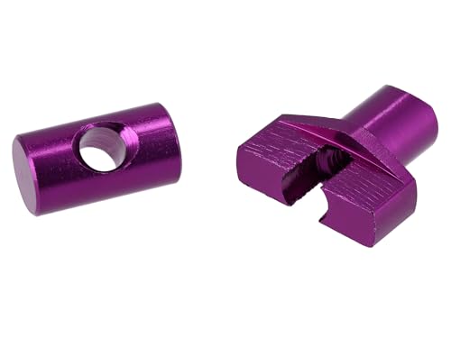 Mutter für Bremsstange, Aluminum, Violett eloxiert - für Simson S50, S51, S70, S53, S83, KR51/2, SR50, SR80